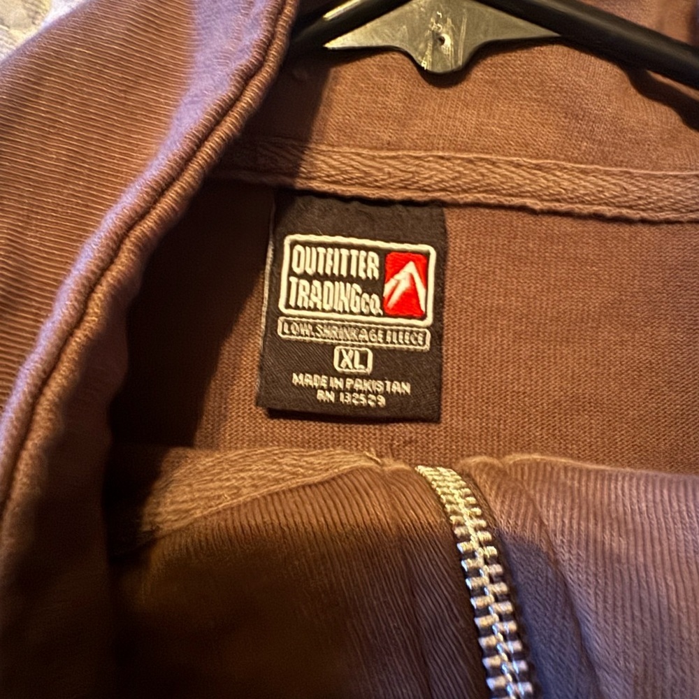 Vail Men's Chocolate Zip-Up Sweater - Picture 2 of 4